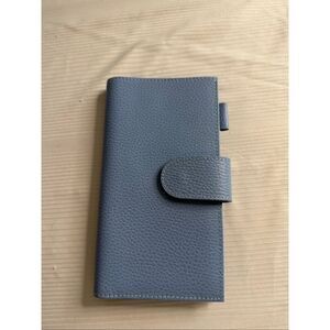 Moterm Original Planner Cover Blue Pebbled Leather